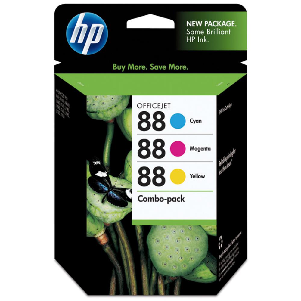 CARTUCHO HP 88 CC606FN PACK3UDS COLOR