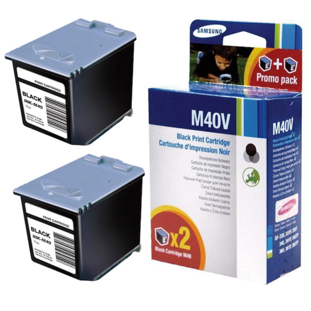 CARTUCHO SAMSUNG M40 NEGRO PACK2 *