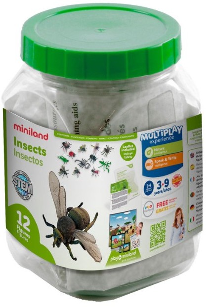 ANIMALES INSECTOS – SET DE 12 FIGURAS