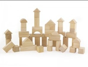 JUEGO DE CONSTRUCCIÓN 100 PIEZAS ANDREUTOYS MADERA NATURAL