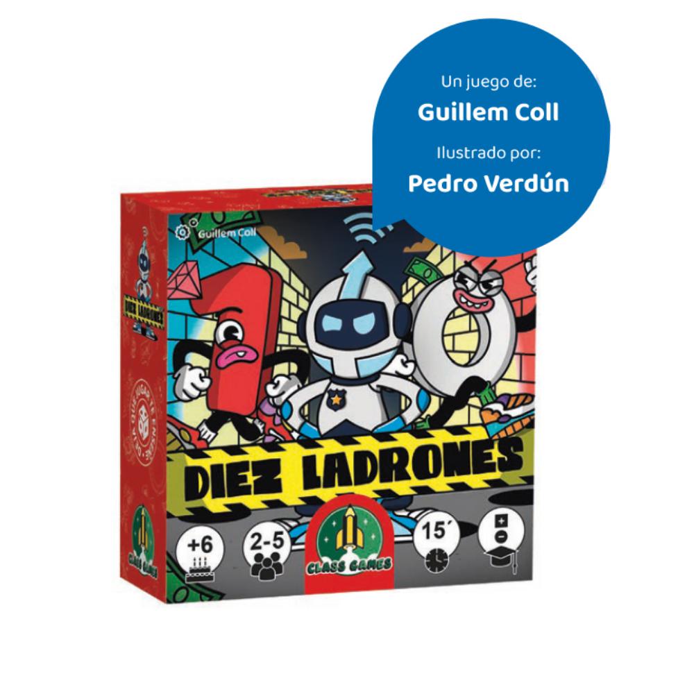 JUEGO EDUCATIVO DE CARTAS FALOMIR DIEZ LADRONES 