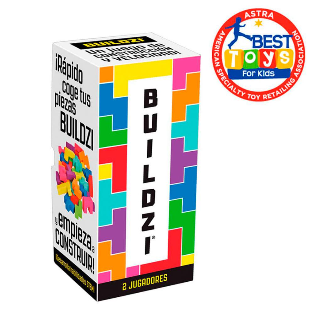 JUEGO LUDILO BUILDZI – JUEGO DE MESA EDUCATIVO DE CONSTRUCCIÓN Y VELOCIDAD (+6 AÑOS, 7 MODOS DE JUEGO)