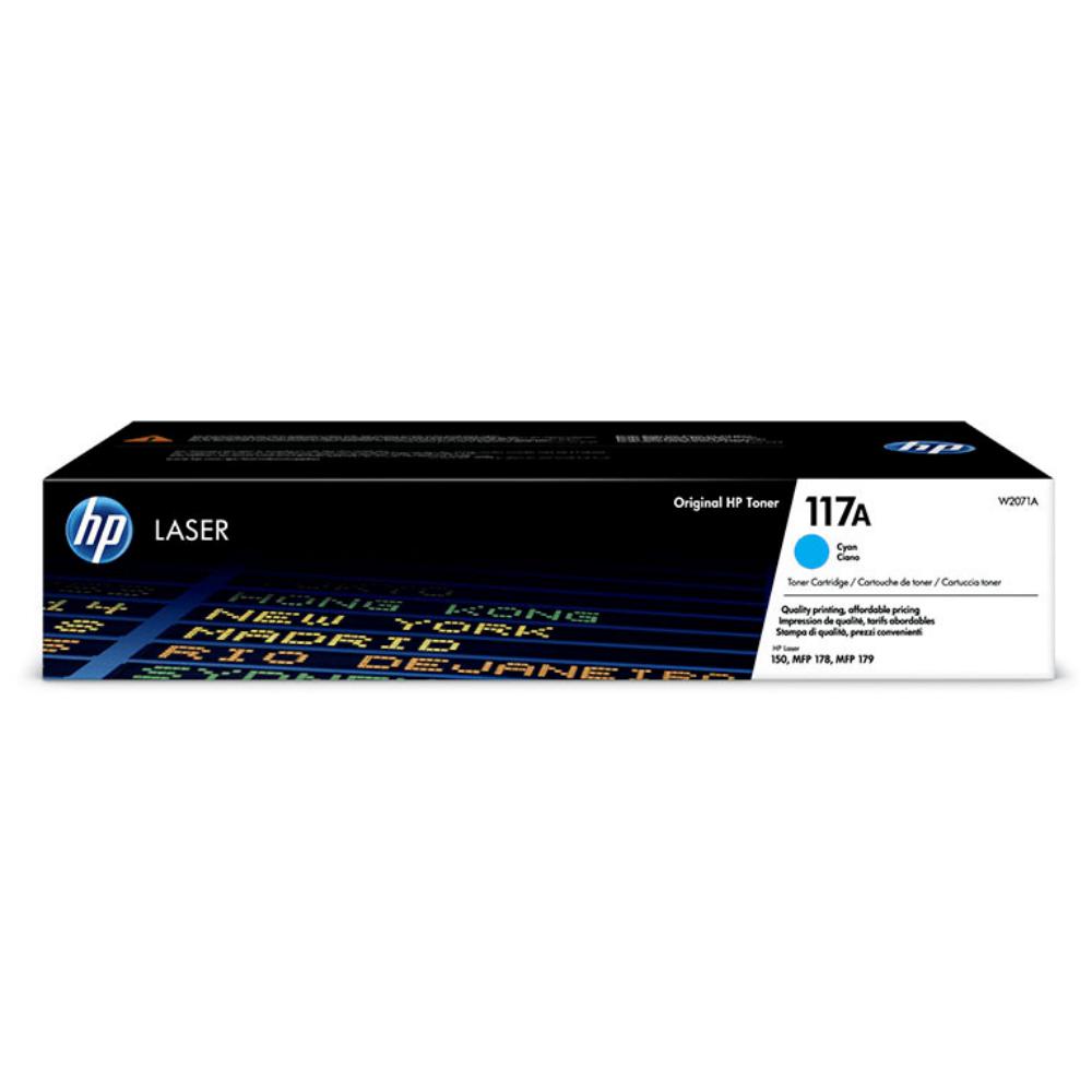 HP CARTUCHO DE TONER ORIGINAL LASER 150A/178/179FNW  117A CIAN (W2071A)