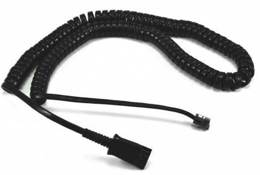 CABLE U10P DE CONEXIÓN PARA AURICULARES POLY/H PLANTRONICS A TELÉFONOS Y CONMUTADORES