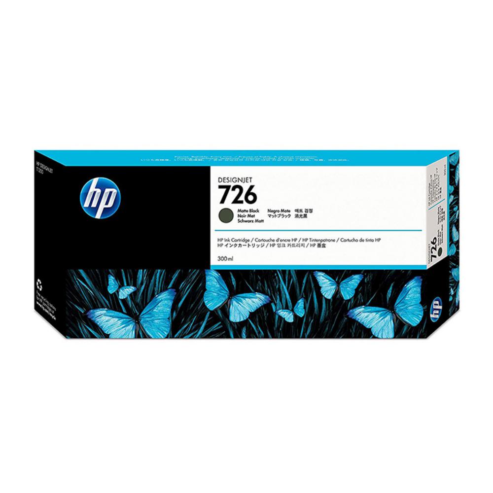 HP DESIGNJET CARTUCHO NEGRO MATE Nº726 300ML