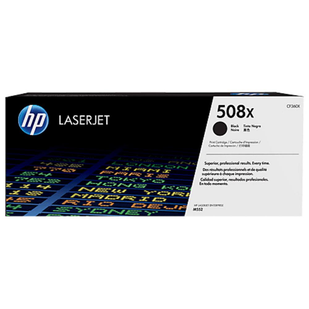 HP LASERJET M553 TONER 508X NEGRO 12.500 PAGINAS ALTA CAPACIDAD