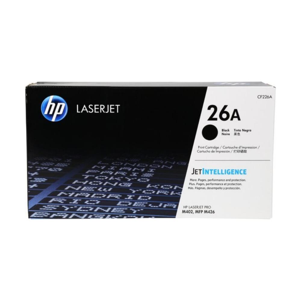 HP LASERJET PRO M402/426 TONER NEGRO Nº26A 3.100 PAGINAS CAPACIDAD ESTANDAR
