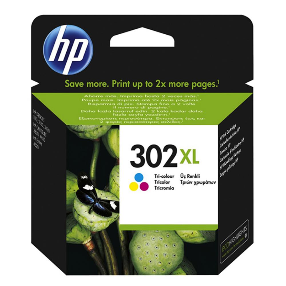 HP OFFICEJET 3636/3830/3832/DESKJET 1110 ALL-IN-ONE Nº302XL CARTUCHO TRICOLOR