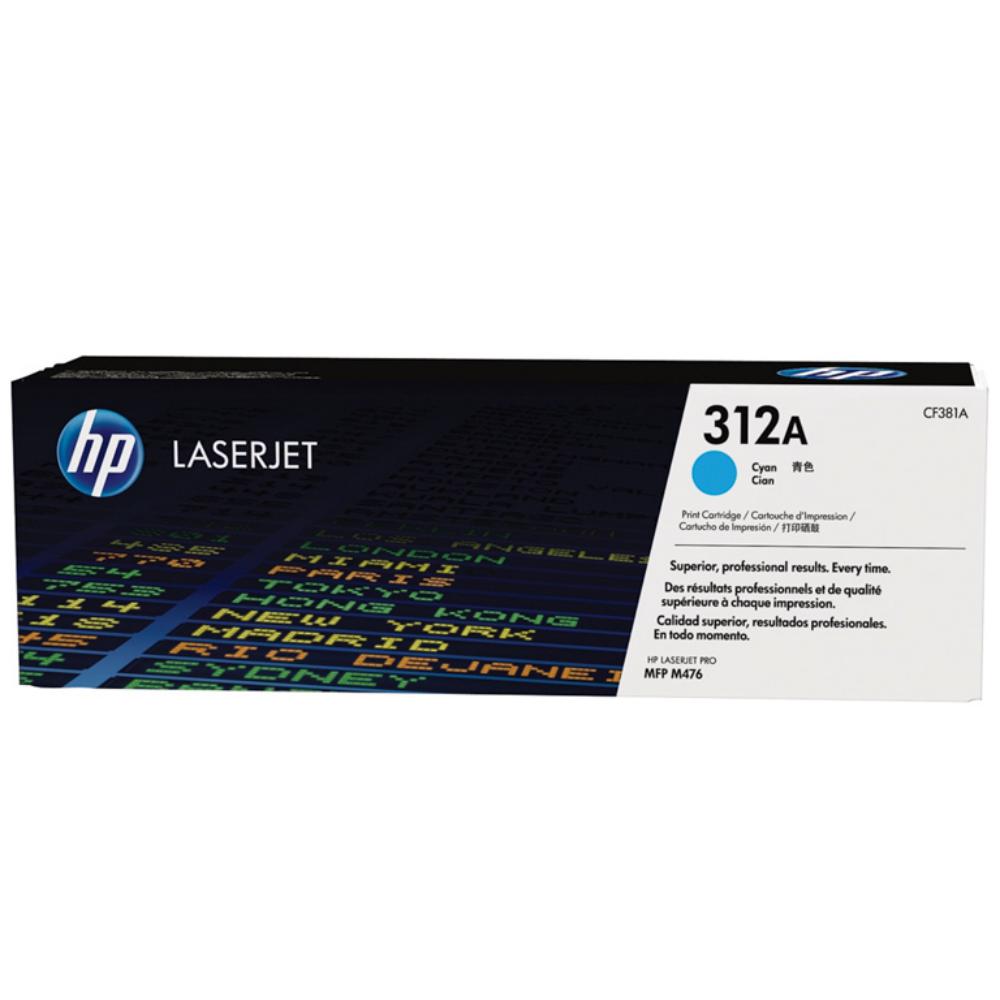 HP TONER LASERJET PRO MFP M476 CYAN.Nº312A 2.700 PAGINAS
