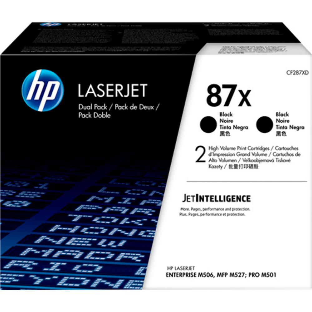 HP TONER TONER LASERJET ENTERPRISE M506DN/M527 NEGRO  87X ALTA CAPACIDAD 18.000 PAGINAS