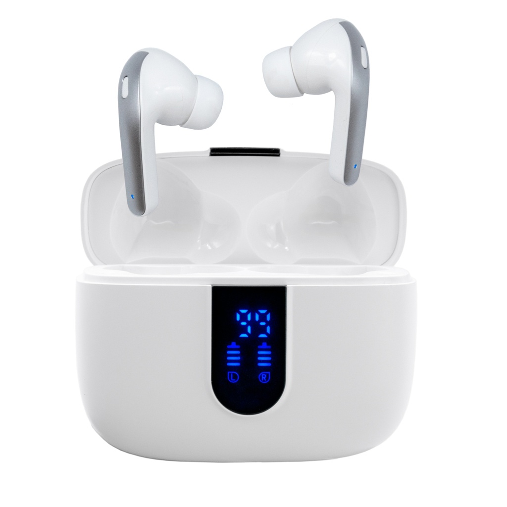 AURICULARES INALÁMBRICOS IGGUAL TWS BLUETOOTH BLANCO