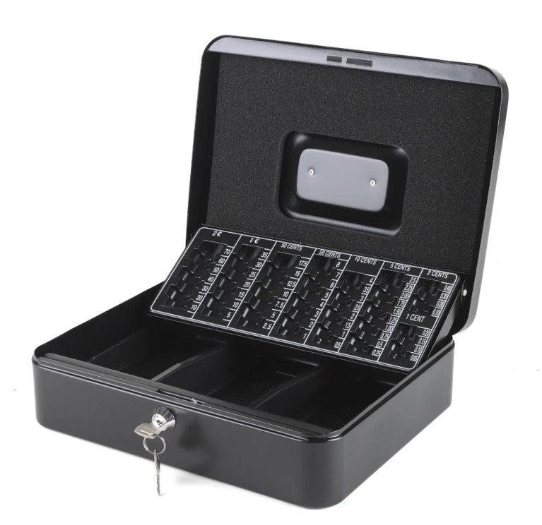 IGGUAL CAJA DE EFECTIVO IRON-TINY 3+8 (30x24x9 CM)