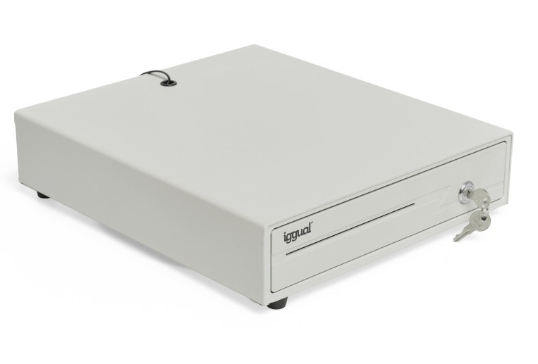 IGGUAL CAJÓN PORTAMONEDAS IRON-10W 38CM 4+6 BLANCO