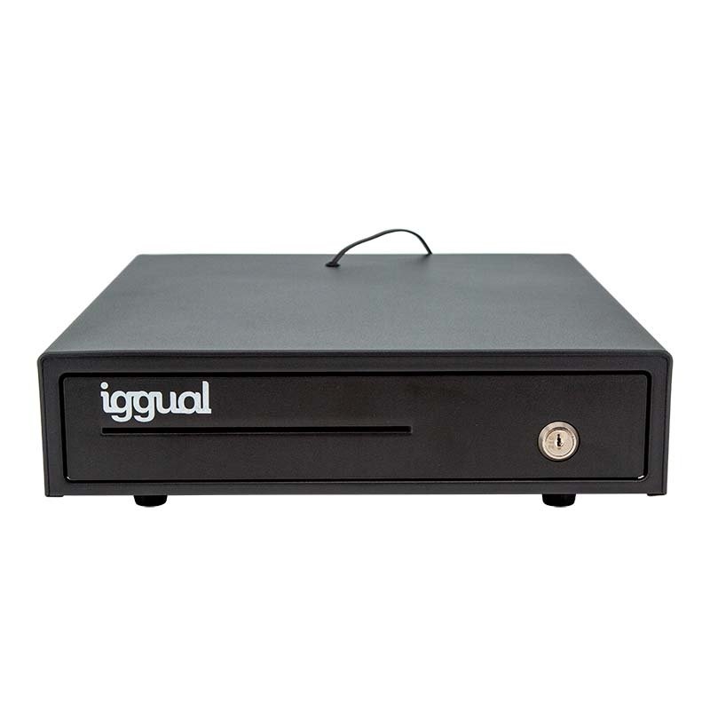 IGGUAL CAJÓN PORTAMONEDAS IRON-15 37CM 4+8 NEGRO