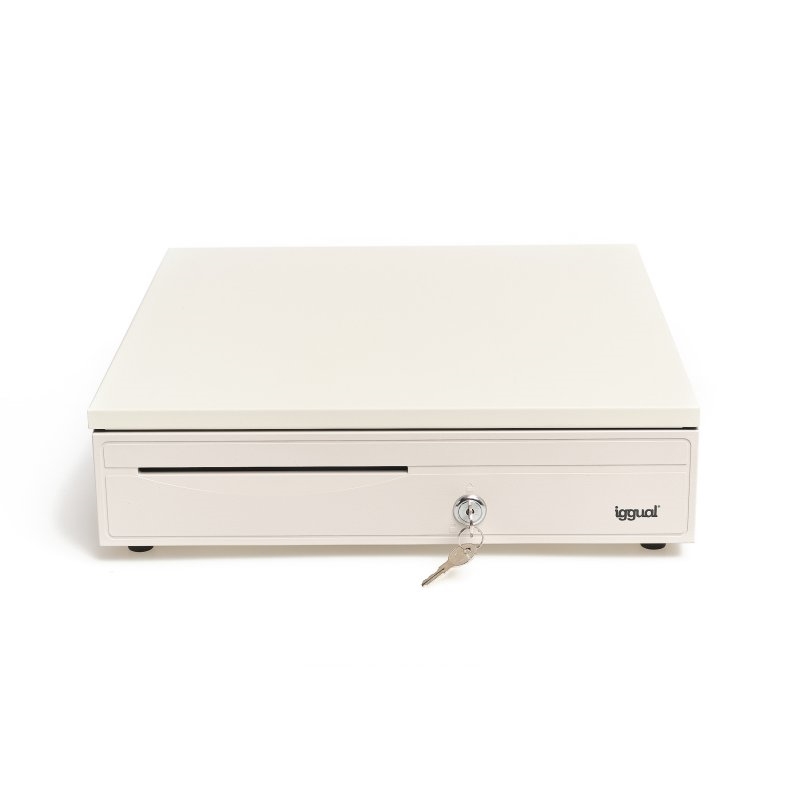 CAJÓN PORTAMONEDAS IGGUAL IRON-30W 42CM 5+5 BLANCO