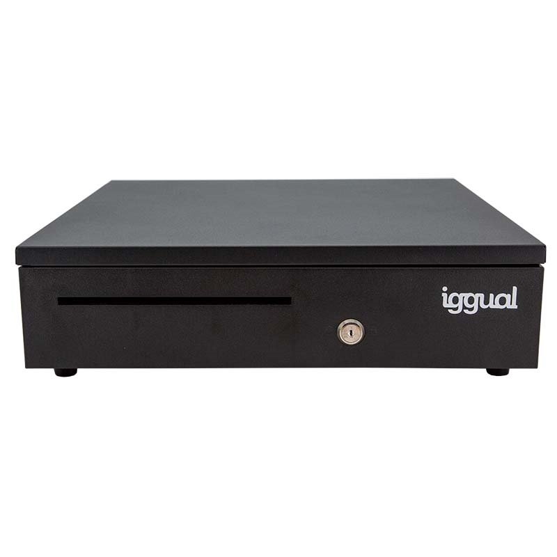 CAJÓN PORTAMONEDAS IGGUAL IRON-35 42CM 5+6 NEGRO