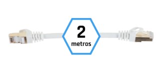 IGGUAL LATIGUILLO CAT7 SFTP LSZH 2 METROS – BLANCO
