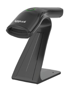 IGGUAL LECTOR CÓDIGO BARRAS 1D USB BOTÓN + SOPORTE