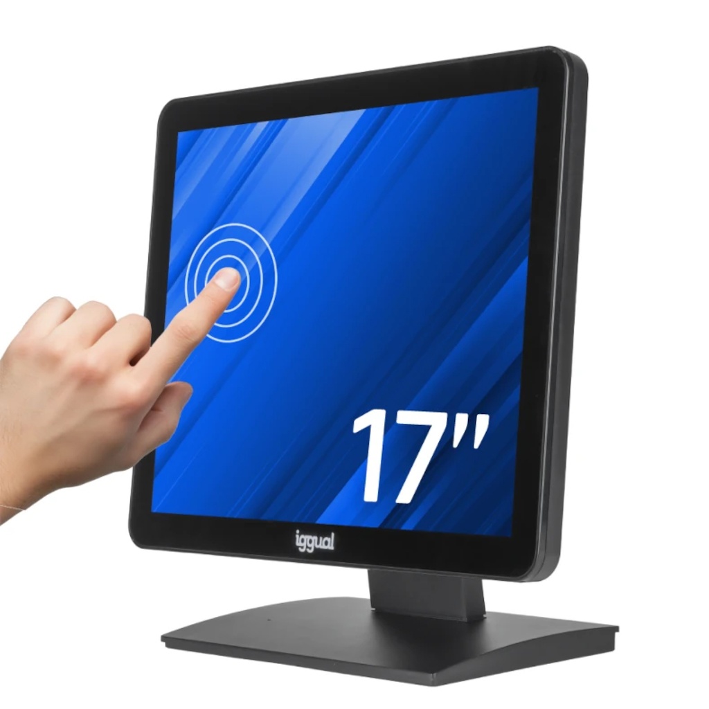 IGGUAL MONITOR TÁCTIL CAPACITIVO 17" VGA HDMI USB