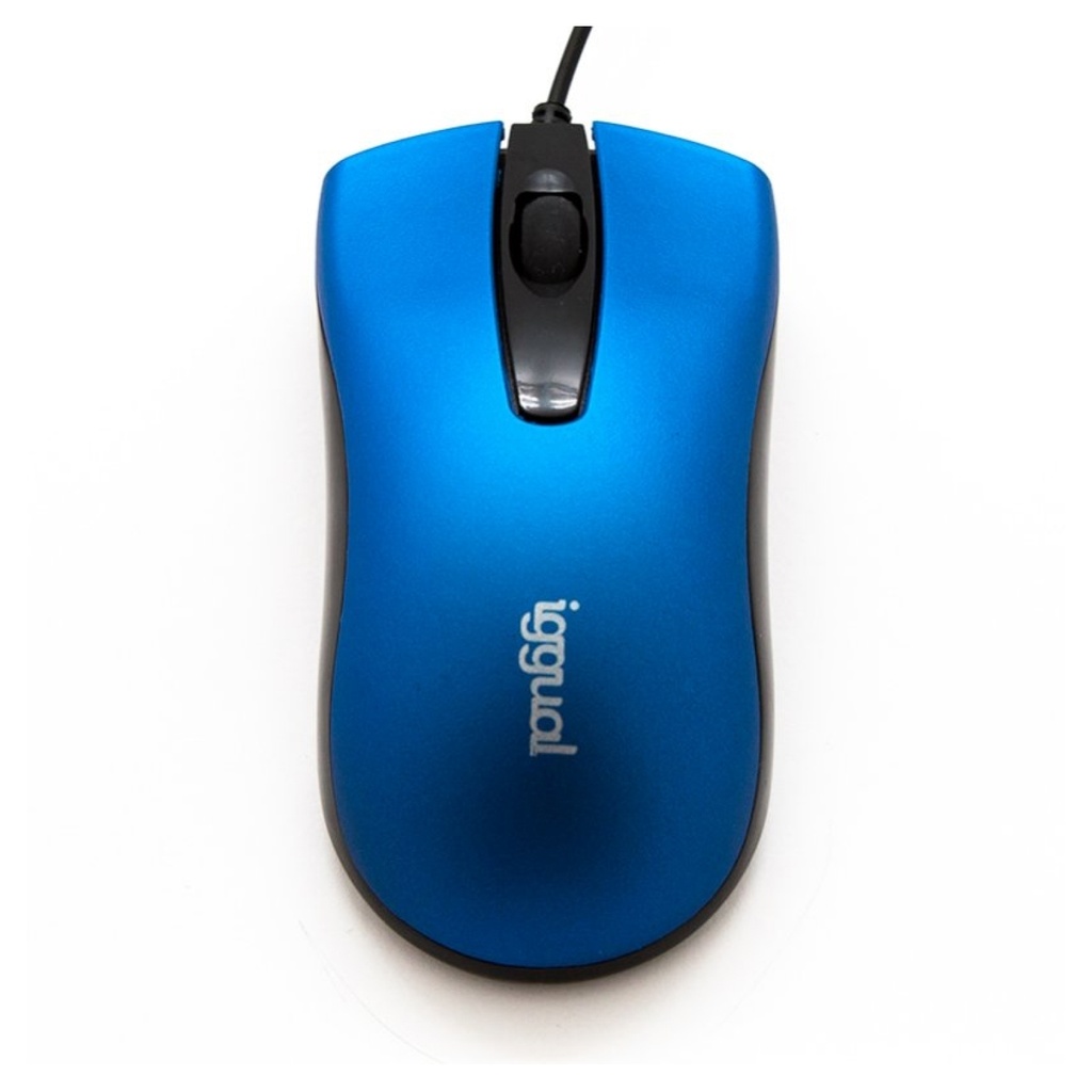 IGGUAL RATÓN ÓPTICO COM-BUSINESS-1200DPI AZUL