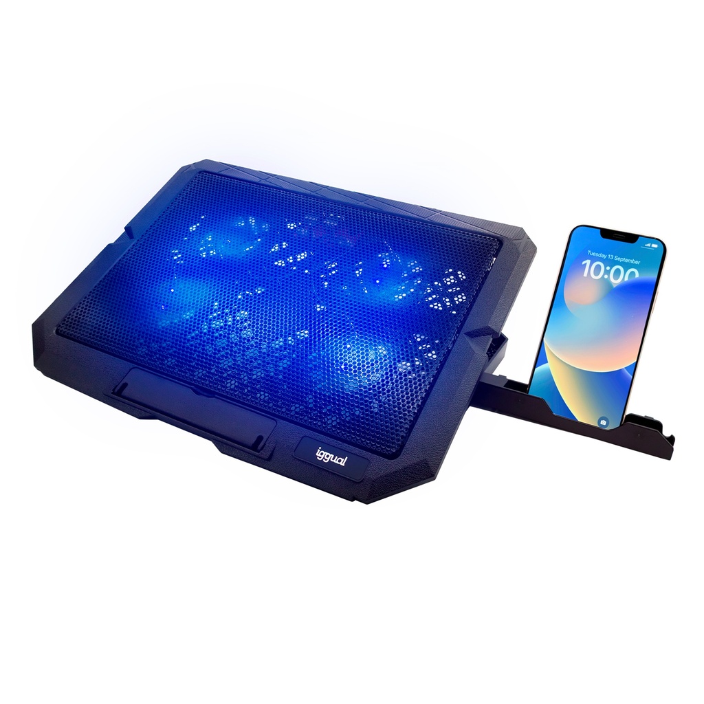 IGGUAL REFRIGERADOR PORTÁTIL 4 VENTILADORES RP4V17