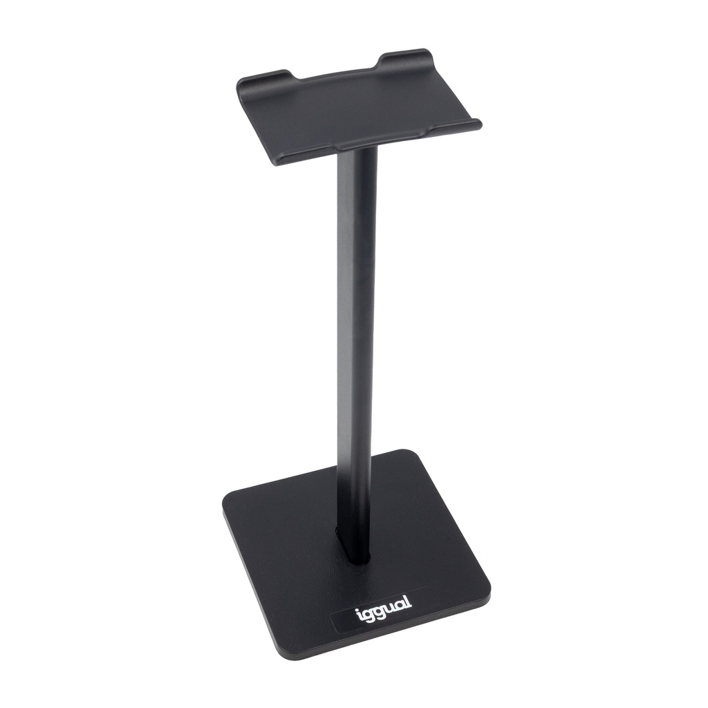 IGGUAL SA22 SOPORTE PARA AURICULARES NEGRO