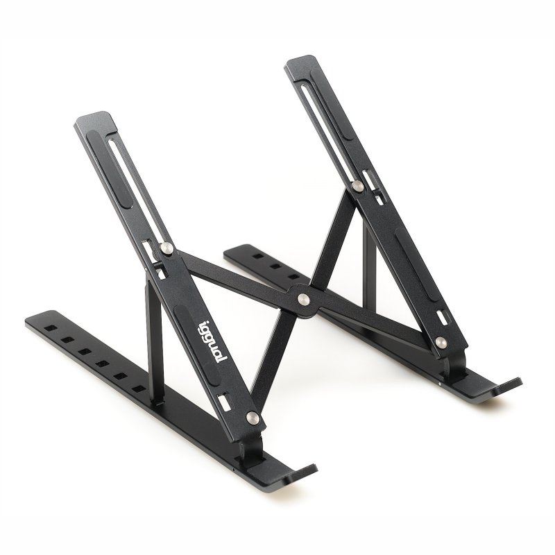 IGGUAL SOPORTE ELEVADOR PLEGABLE PORTÁTIL 17" NEGRO