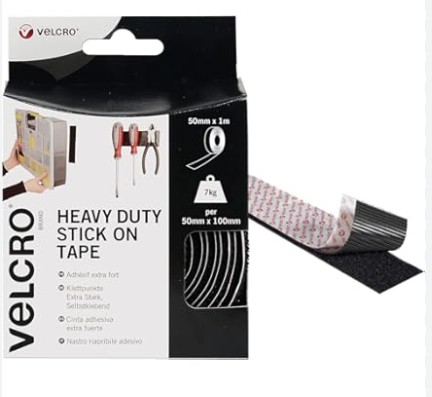 DISCO DE CIERRE PLICO VELCRO AUTOADHESIVO 20 MM NEGRO – CAJA 200 CONJUNTOS (REF. 13339)