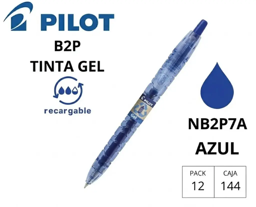 BOLÍGRAFO PILOT B2P AZUL