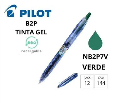 BOLÍGRAFO PILOT B2P VERDE