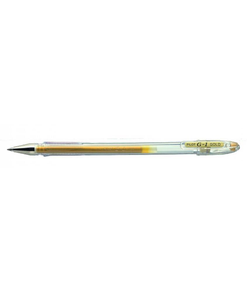 BOLÍGRAFO PILOT G-1 0,7 MM ORO · TINTA GEL · CAPUCHÓN