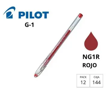 BOLIGRAFO PILOT G-1 ROJO