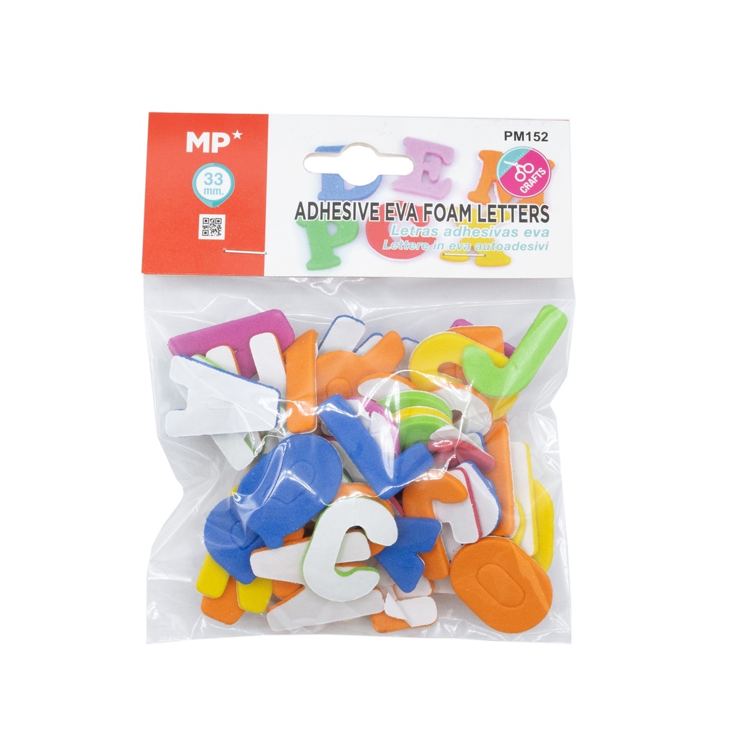 LETRAS DE GOMA EVA 33MM