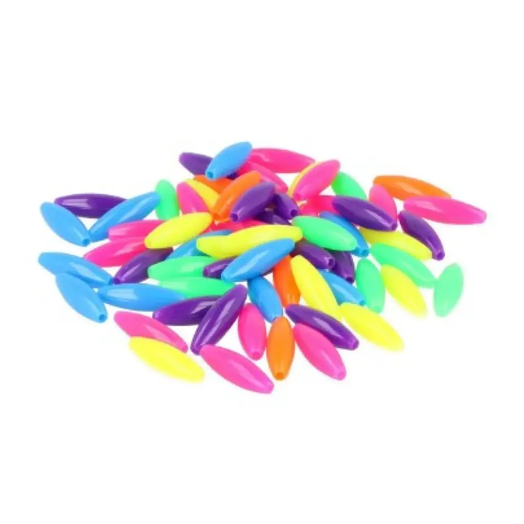 CUENTAS DE PLÁSTICO ECO 9MM PACK 1600UDS MULTICOLOR