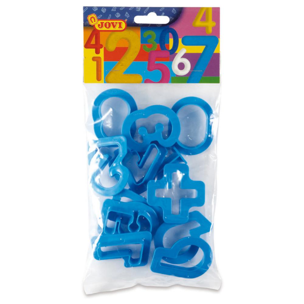 MOLDES PARA PLASTILINA – NÚMEROS (11 UNIDADES)