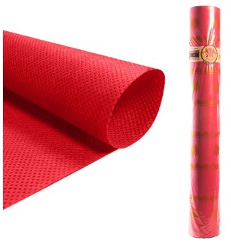 TELA ROLLO TEJIDO ROYAL BONDY 80 X 25 M ROJO