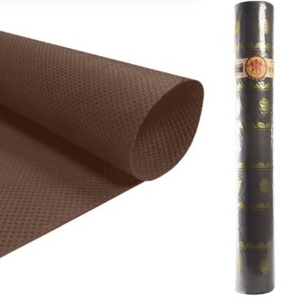 TELA ROLLO TEJIDO ROYAL BONDY 80X25M MARRON