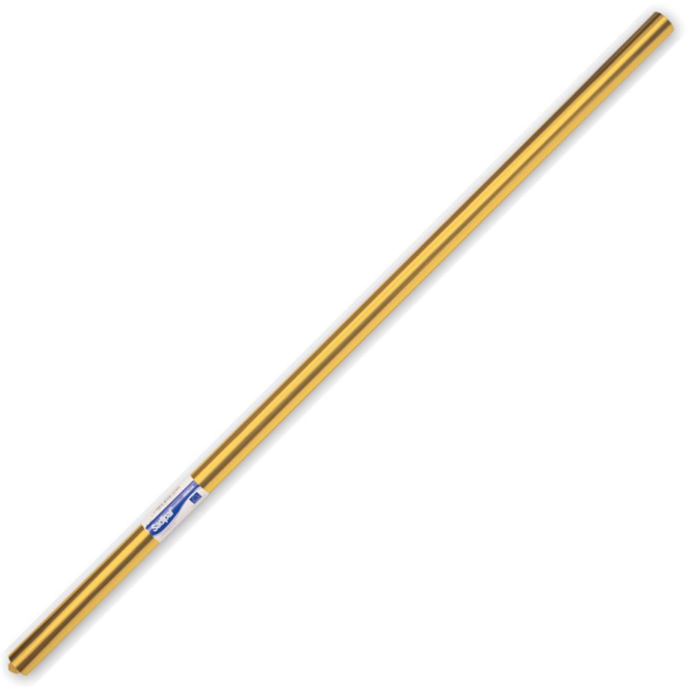 PAPEL METALIZADO ORO – ROLLO CONTINUO 0,5 x 10 m – MANUALIDADES Y DECORACIÓN