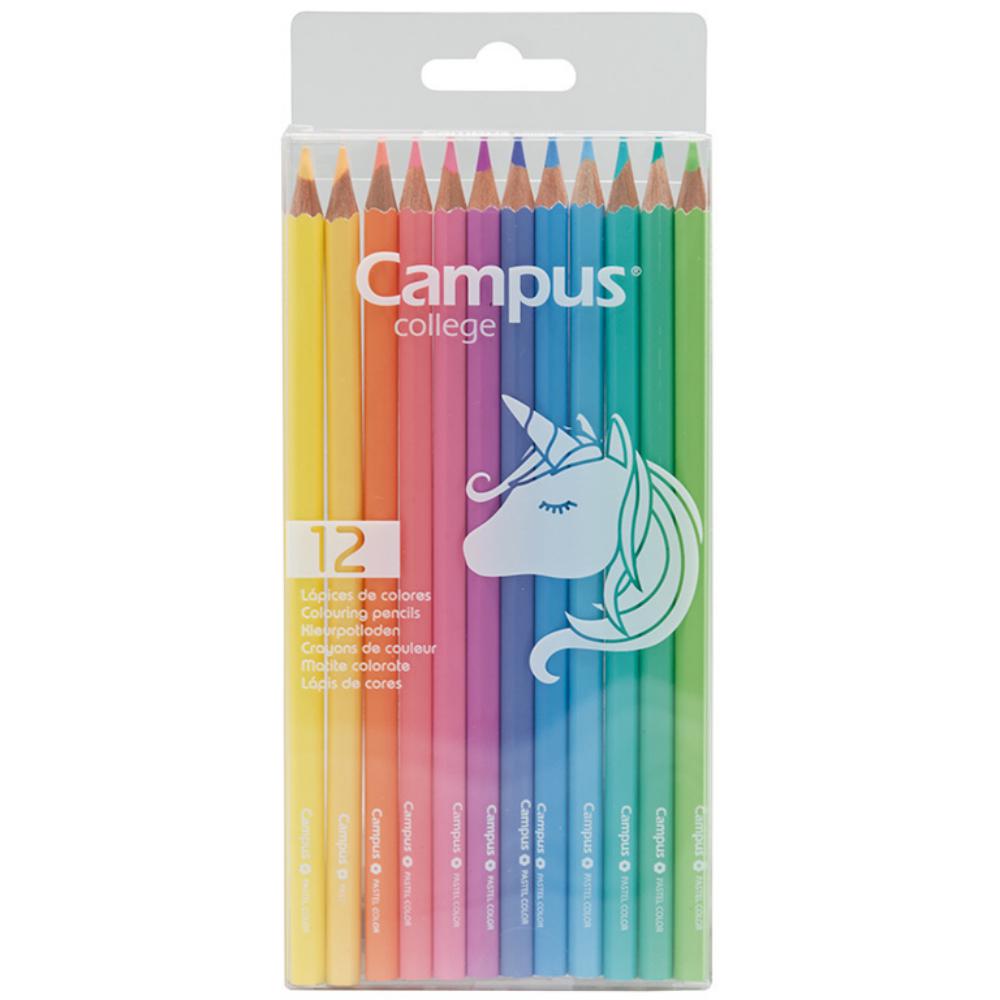 LAPICES COLORES CAMPUS PASTEL.