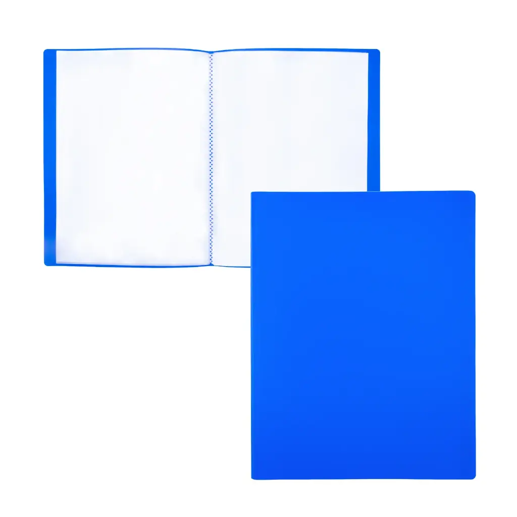 CARPETA DE FUNDAS RAYLU PAPER PREMIUM A5 10 FUNDAS AZUL
