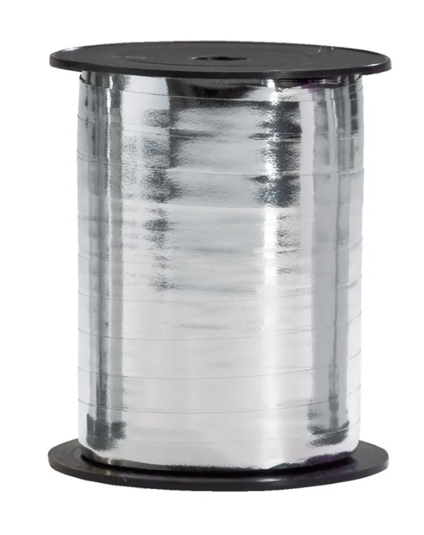 CINTA REGALO METALIZADA PLATA 5X50M