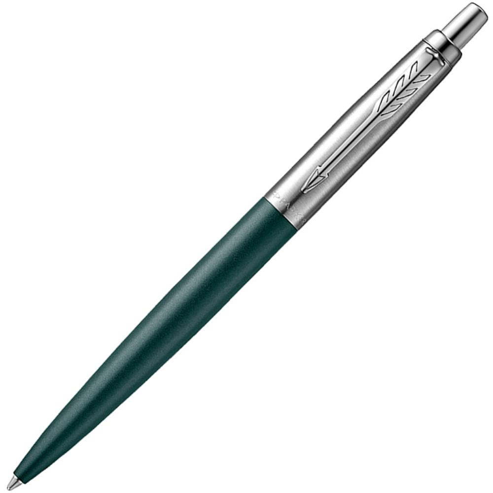 BOLÍGRAFO PARKER JOTTER XL GREENWICH MATTE VERDE · RETRÁCTIL · CUERPO METÁLICO