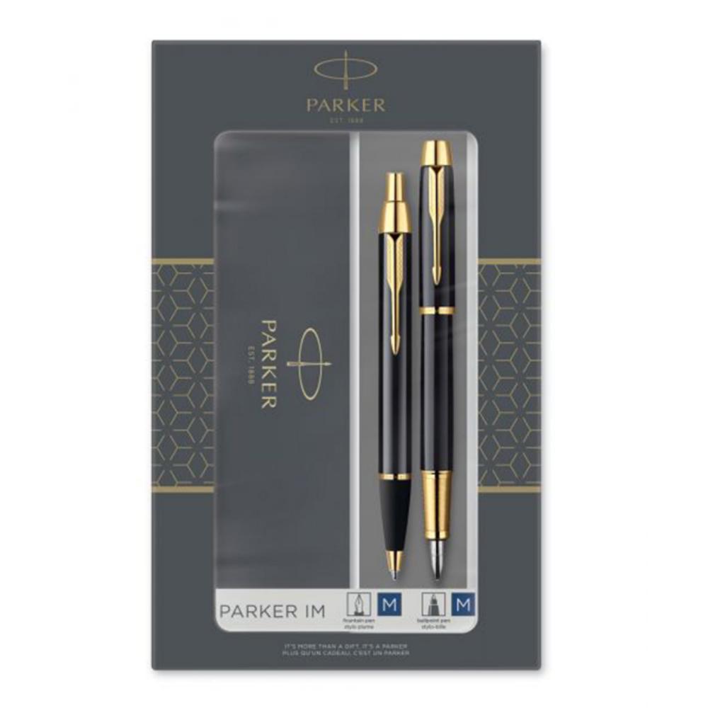 SET BOLÍGRAFO Y PLUMA PARKER 2093216 NEGRO 2 PIEZAS