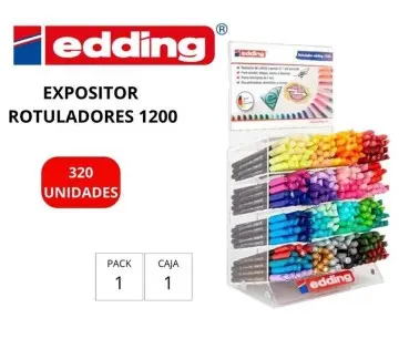 ROTULADOR EDDING EXPOSITOR 320 ROTULADORES 1200 – COLORES SURTIDOS