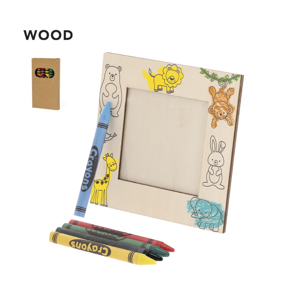 MARCO DE FOTOS MADERA 11x11CM