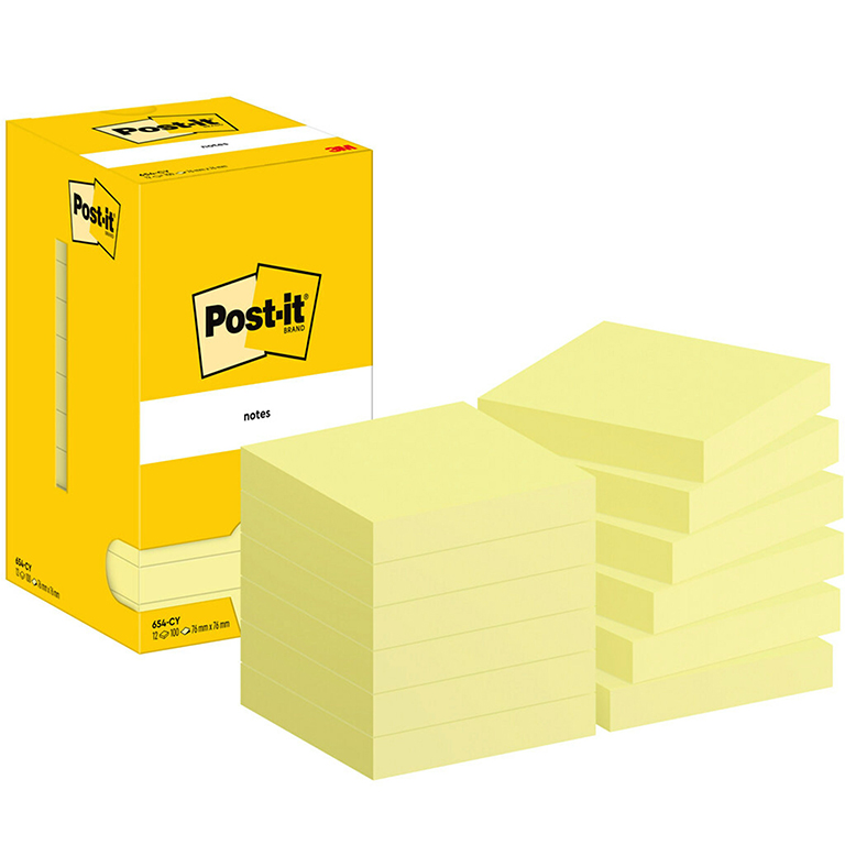 NOTA ADH.POST-IT 76X76 AMARILL