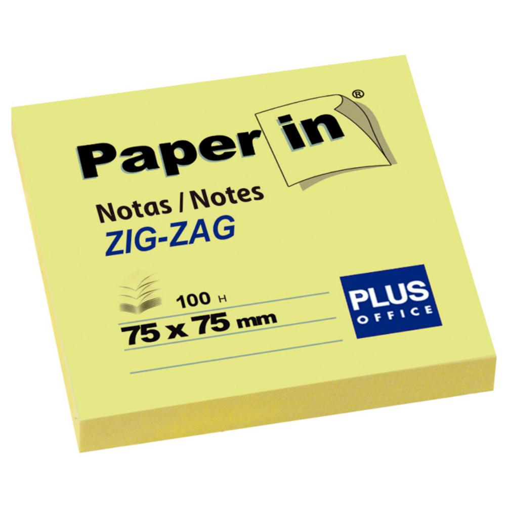 NOTA AHD.PAPER-IN 75X75 ZIG-ZA