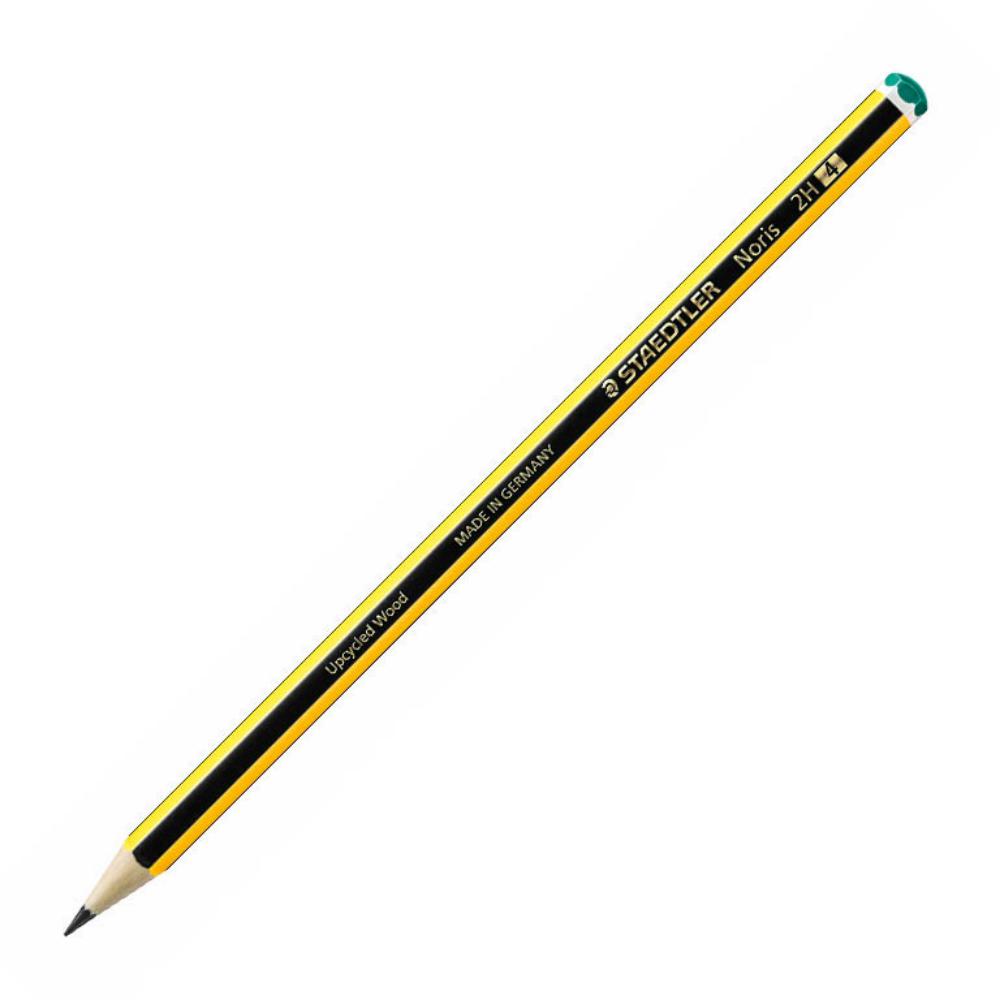 LÁPIZ DE GRAFITO STAEDTLER NORIS 120 – 2H HEXAGONAL CABEZA  VERDE