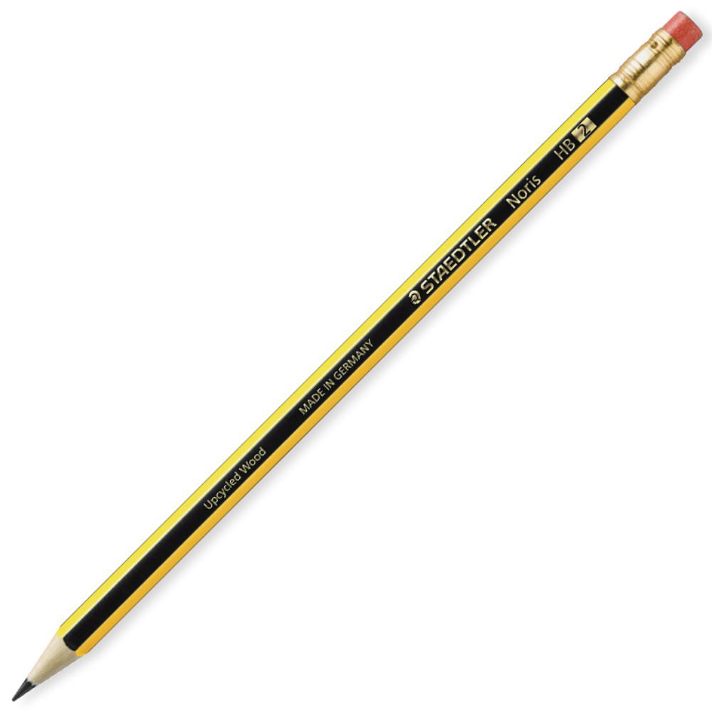 LÁPIZ STAEDTLER NORIS Nº2 HB CON GOMA – UNIDAD