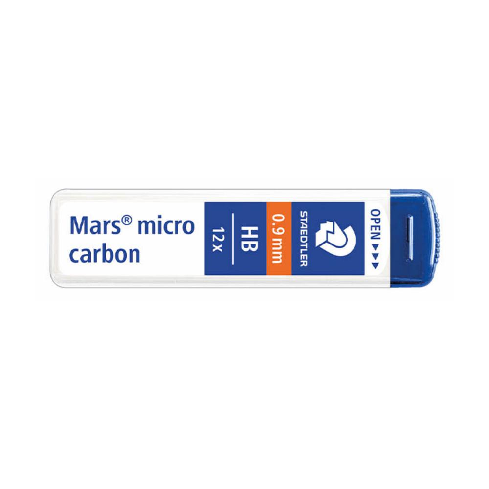 MINAS MARS MICRO CARBON 0,9 mm HB (TUBO 12 UDS.) STAEDTLER